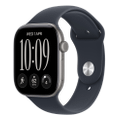 Apple Watch Series 12 46mm GPS+Cellular Aluminium Space Grau Sportarmband Navyblau S/M