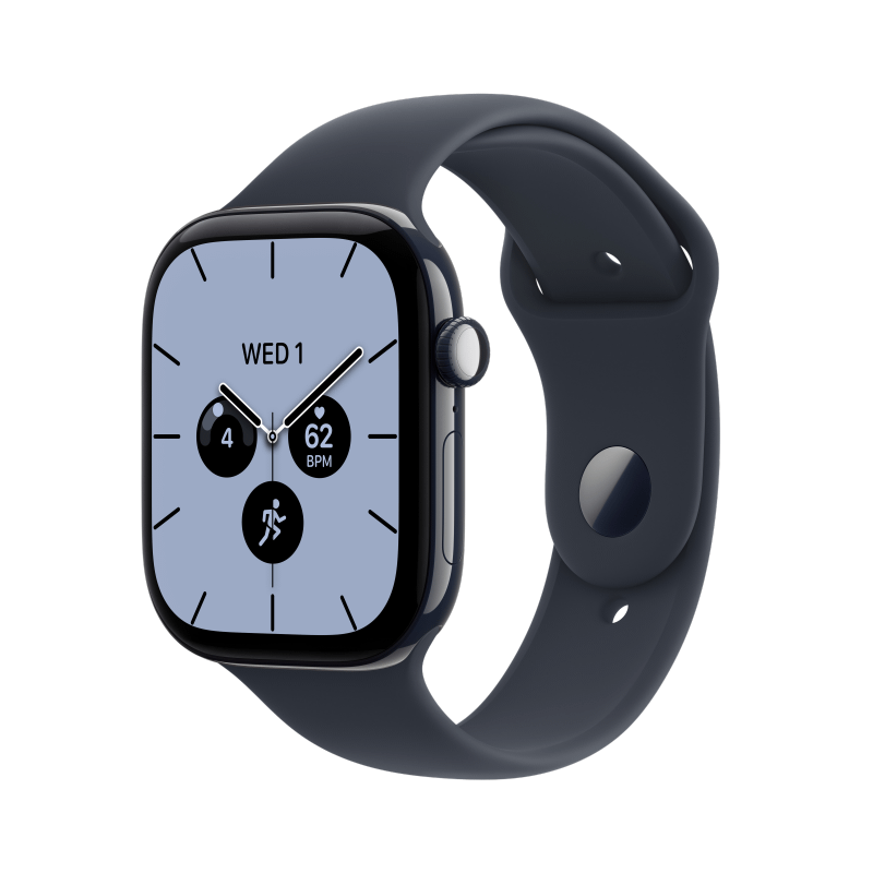 Apple Watch Series 12 46mm GPS+Cellular Keramik Nachtblau Sportarmband Navyblau S/M