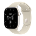 Apple Watch Series 12 46mm GPS+Cellular Keramik Perlweiß Sportarmband Sand M/L